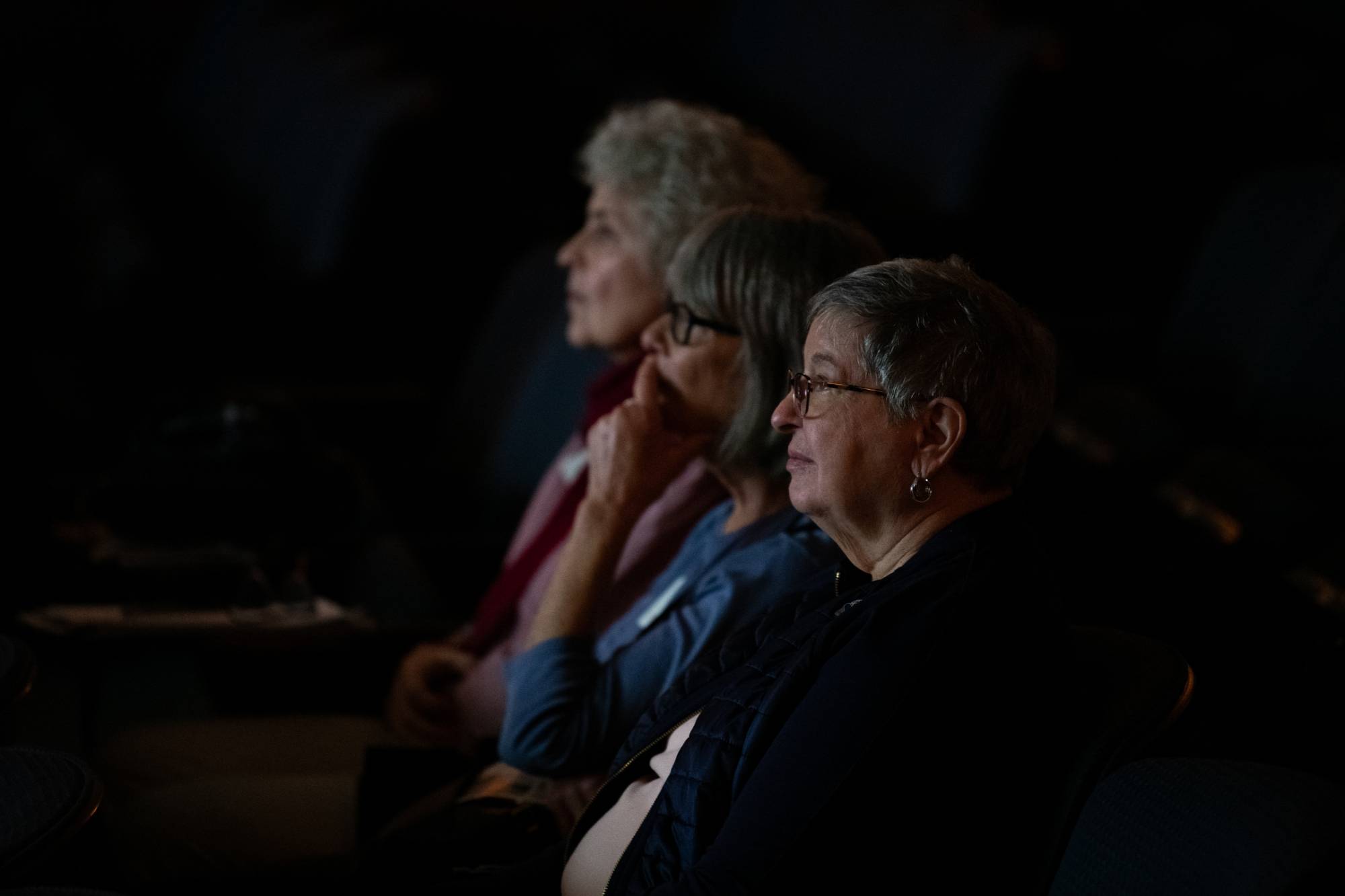 attendees during documentary screening